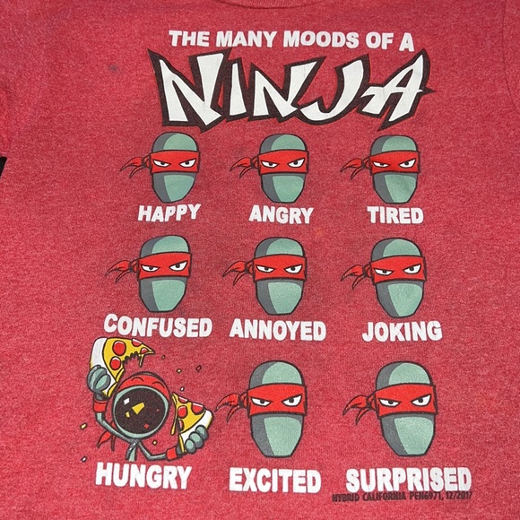 Teenage Mutant Ninja Turtles Kid Boy Youth Short Sleeve Shirt - Picture 2 of 4